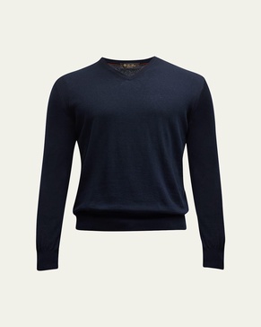 Men's Scollo Cashmere V-Neck Sweater