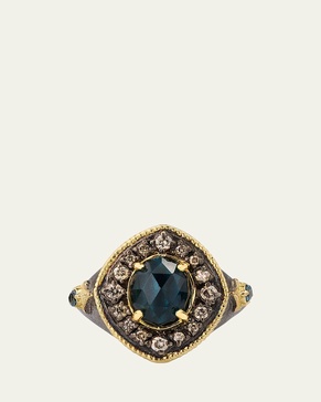 London Blue Topaz Statement Ring