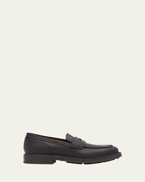 Men's Travis Leather Penny Loafers