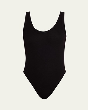 Modal Rib Square-Neck Bodysuit