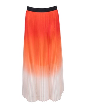 Karl Lagerfeld Pleated Mesh Ombre Skirt