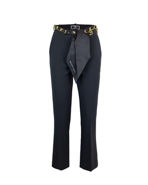 Elisabetta Franchi Belted Cropped Trousers