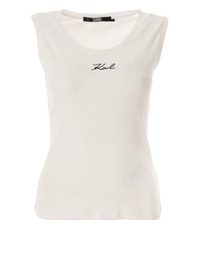 Karl Lagerfeld Ribbed Tank Top