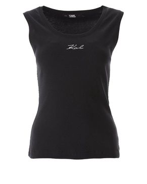 Karl Lagerfeld Ribbed Tank Top