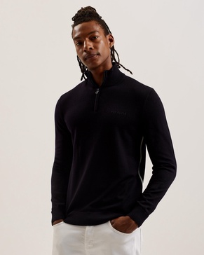 Fashbee Mens Half Zip Jumper