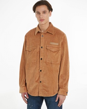 Corduroy Mens Solid Overshirt