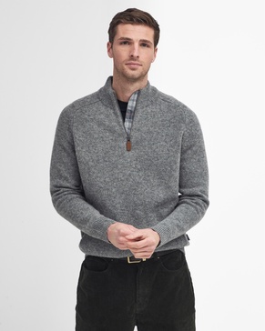 Talder Mens Half Zip Knitted Jumper