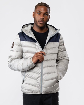 Aerons Colour-Block 3 Mens Hooded Puffer Jacket