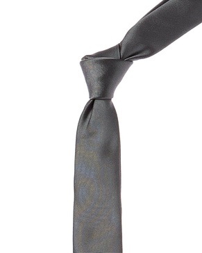 Givenchy Grey Logo 4G Silk Tie