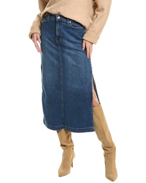 7 For All Mankind Midi Skirt