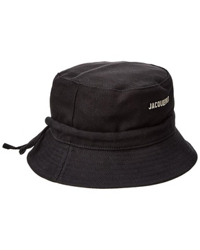 Le Bob Gadjo brand-plaque cotton bucket hat