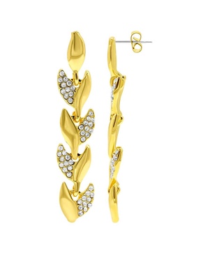 ADORNIA 14K Plated Dangle Earrings