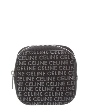 CELINE Squared Leather Coin Purse