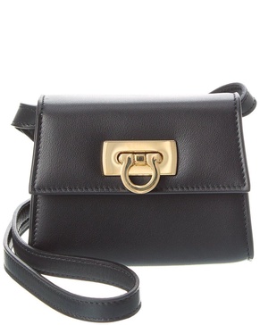 Ferragamo Gancini Leather Coin Purse