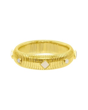 ADORNIA 14K Plated Bangle Bracelet