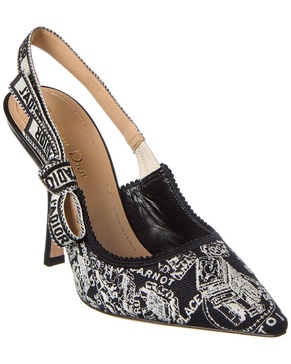 Dior J'Adior Canvas Slingback Pump