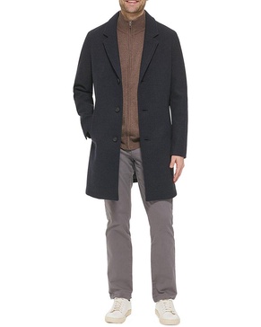 Cole Haan Wool-Blend Top Coat