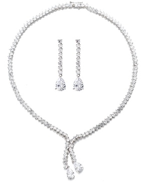 Eye Candy LA CZ Necklace & Earrings Set