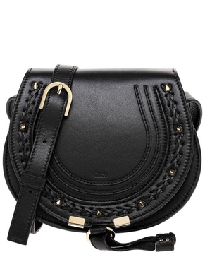 Chloé Marcie Small Leather Saddle Bag