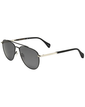 rag & bone Unisex RNB1044 55mm Polarized Sunglasses