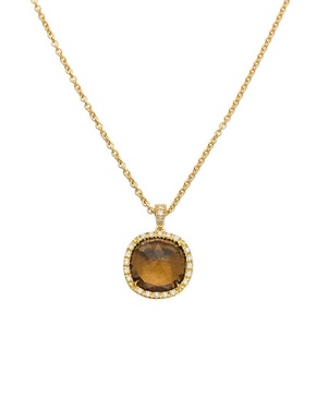 Marco Bicego Jaipur 18K 0.17 ct. tw. Diamond & Smoky Quartz Necklace