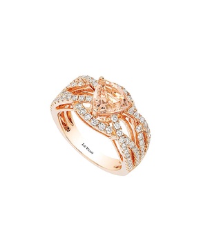 Le Vian 14K Rose Gold 2.17 ct. tw. Diamond & Peach Morganite Ring