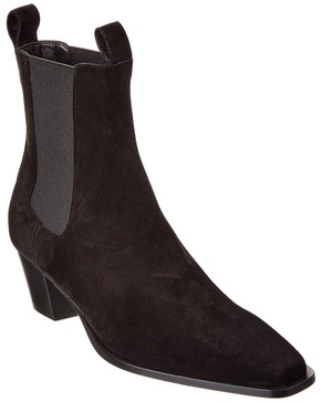 TOTEME The City Suede Ankle Bootie