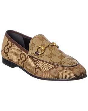 Gucci Jordaan Maxi GG canvas loafers