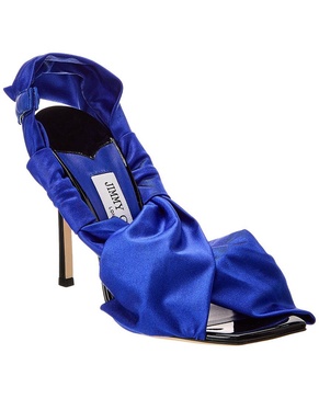 Jimmy Choo Neoma 110 Jersey & Patent Sandal