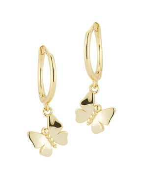 Glaze Jewelry 14K Over Silver Butterfly Earrings