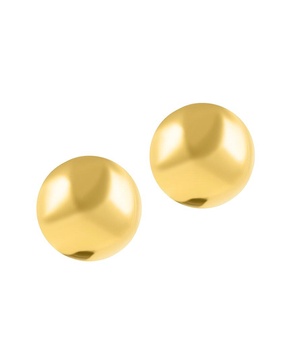 ADORNIA 18k Yellow Gold Plated Tarnish Resistant Oversized Ball Earrings