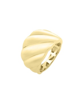 14K Italian Gold Wave Ring