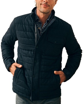 Faherty Teton Valley Wool-Blend Jacket