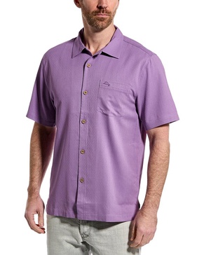 Tommy Bahama Coastal Breeze Check Silk-Blend Shirt