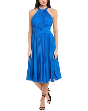 Ungaro Amanda Pleated Midi Dress