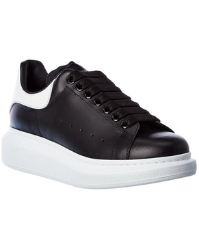 'Oversize' sneakers'Oversize' calfskin leather sneakers with contrast heel