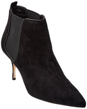 Manolo Blahnik Dildi 70 Suede Bootie