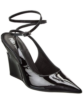 Paris Texas Wanda Patent Wedge Pump