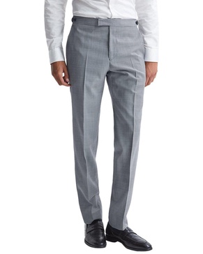 Reiss Grange Wool Puppytooth Check Trouser