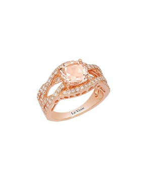 Le Vian 14K Rose Gold 2.40 ct. tw. Diamond & Morganite Ring