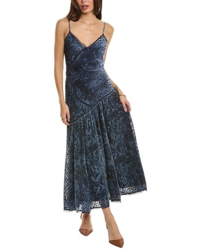 Ulla Johnson Elodie Silk-Blend Midi Dress