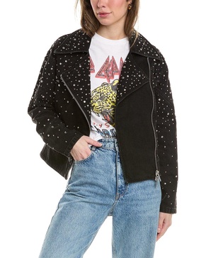 AllSaints Eve Studded Denim Jacket