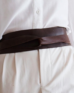 ada collection Classic Wrap Leather Belt