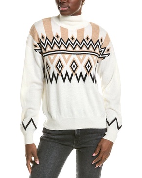 wool & cashmere-blend blair fairisle jumper