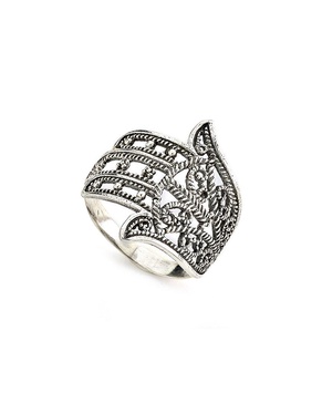 Samuel B. Silver Hamsa Ring