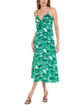 The Kooples Summer Party Silk Maxi Dress