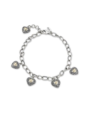 Samuel B. Silver Heart Bracelet