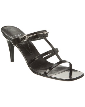 Gucci Slim Horsebit Leather Sandal