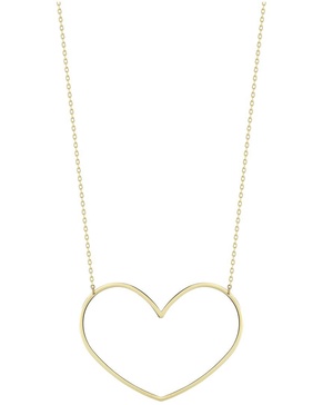 Ember Fine Jewelry 14K Medium Open Heart Necklace