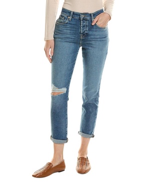 7 For All Mankind Josefina Lyme Crop Jean